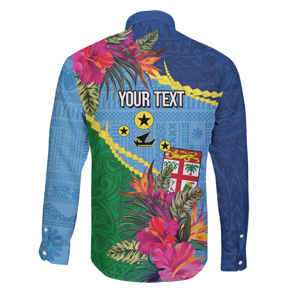 Personalized Malampa Fiji Day Together We Grow Family Matching Long Sleeve Bodycon Dress and Hawaiian Shirt Special Tapa Mix - Polynesian Pride