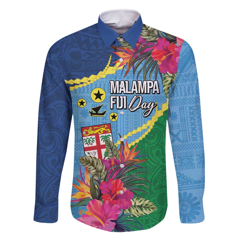 Personalized Malampa Fiji Day Together We Grow Family Matching Short Sleeve Bodycon Dress and Hawaiian Shirt Special Tapa Mix - Polynesian Pride