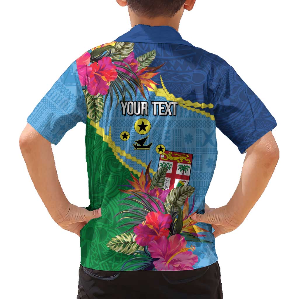 Personalized Malampa Fiji Day Together We Grow Hawaiian Shirt Special Tapa Mix - Polynesian Pride