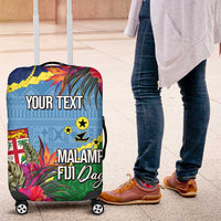 Personalized Malampa Fiji Day Together We Grow Luggage Cover Special Tapa Mix - Polynesian Pride