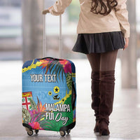 Personalized Malampa Fiji Day Together We Grow Luggage Cover Special Tapa Mix - Polynesian Pride