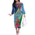 Personalized Malampa Fiji Day Together We Grow Off The Shoulder Long Sleeve Dress Special Tapa Mix - Polynesian Pride