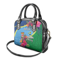 Personalized Malampa Fiji Day Together We Grow Shoulder Handbag Special Tapa Mix - Polynesian Pride