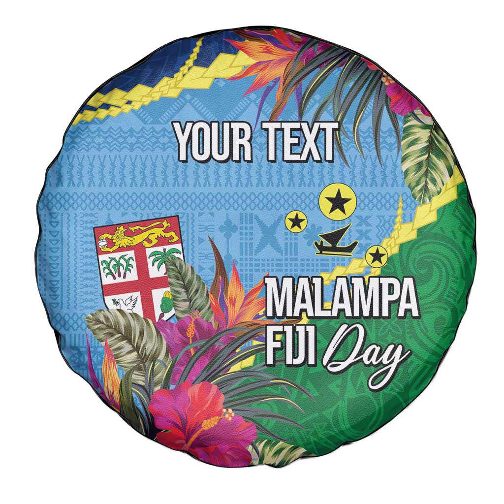 Personalized Malampa Fiji Day Together We Grow Spare Tire Cover Special Tapa Mix - Polynesian Pride