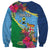 Personalized Malampa Fiji Day Together We Grow Sweatshirt Special Tapa Mix - Polynesian Pride