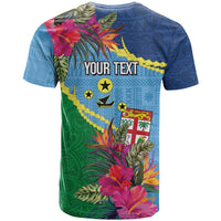 Personalized Malampa Fiji Day Together We Grow T Shirt Special Tapa Mix - Polynesian Pride