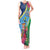 Personalized Malampa Fiji Day Together We Grow Tank Maxi Dress Special Tapa Mix - Polynesian Pride