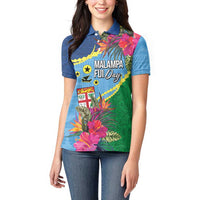 Personalized Malampa Fiji Day Together We Grow Women Polo Shirt Special Tapa Mix - Polynesian Pride