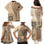 Samoa Siapo Motif Family Matching Puletasi Dress and Hawaiian Shirt Classic Style LT7 - Polynesian Pride