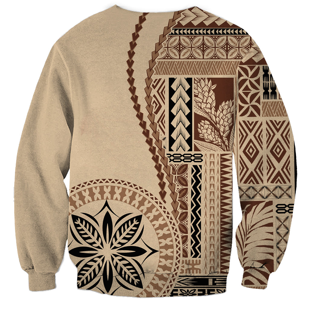 Samoa Siapo Motif Sweatshirt Classic Style LT7 - Polynesian Pride