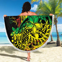 Personalised Reggae Jawaiian Festive Beach Blanket Mix Polynesian LT7 - Polynesian Pride