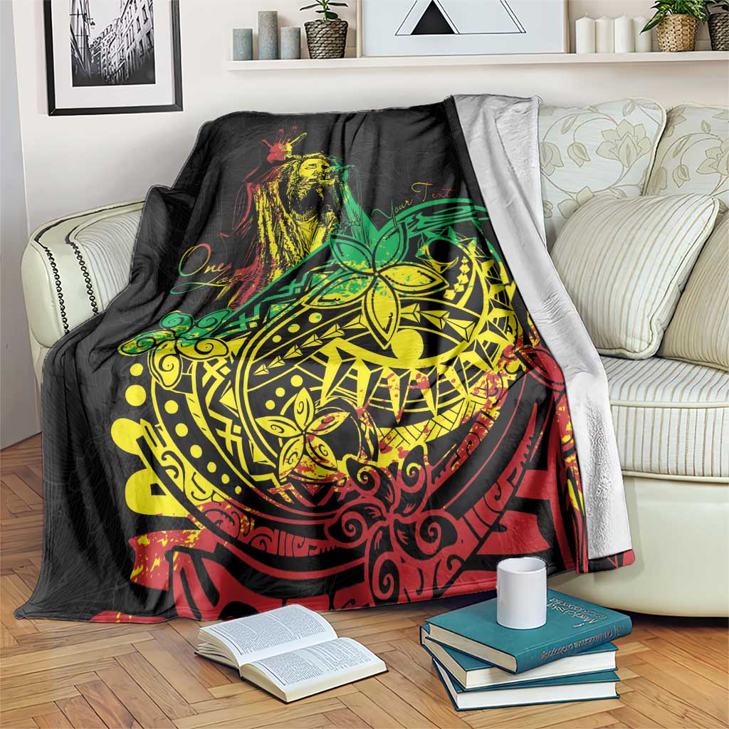 Personalised Reggae Jawaiian Festive Blanket Mix Polynesian LT7 Reggae - Polynesian Pride