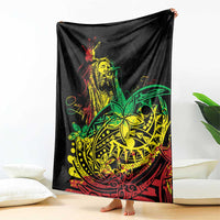 Personalised Reggae Jawaiian Festive Blanket Mix Polynesian LT7 - Polynesian Pride