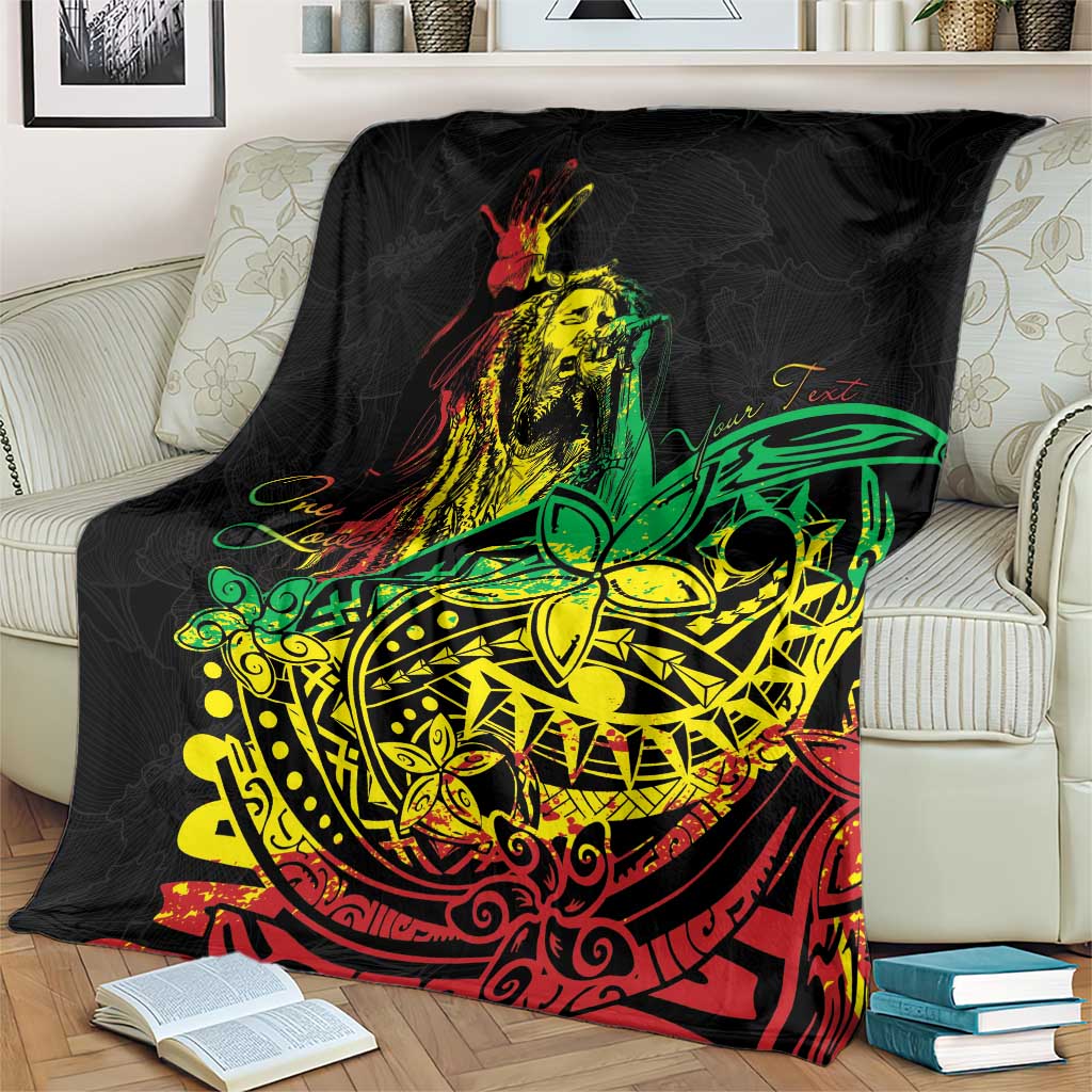 Personalised Reggae Jawaiian Festive Blanket Mix Polynesian LT7 - Polynesian Pride