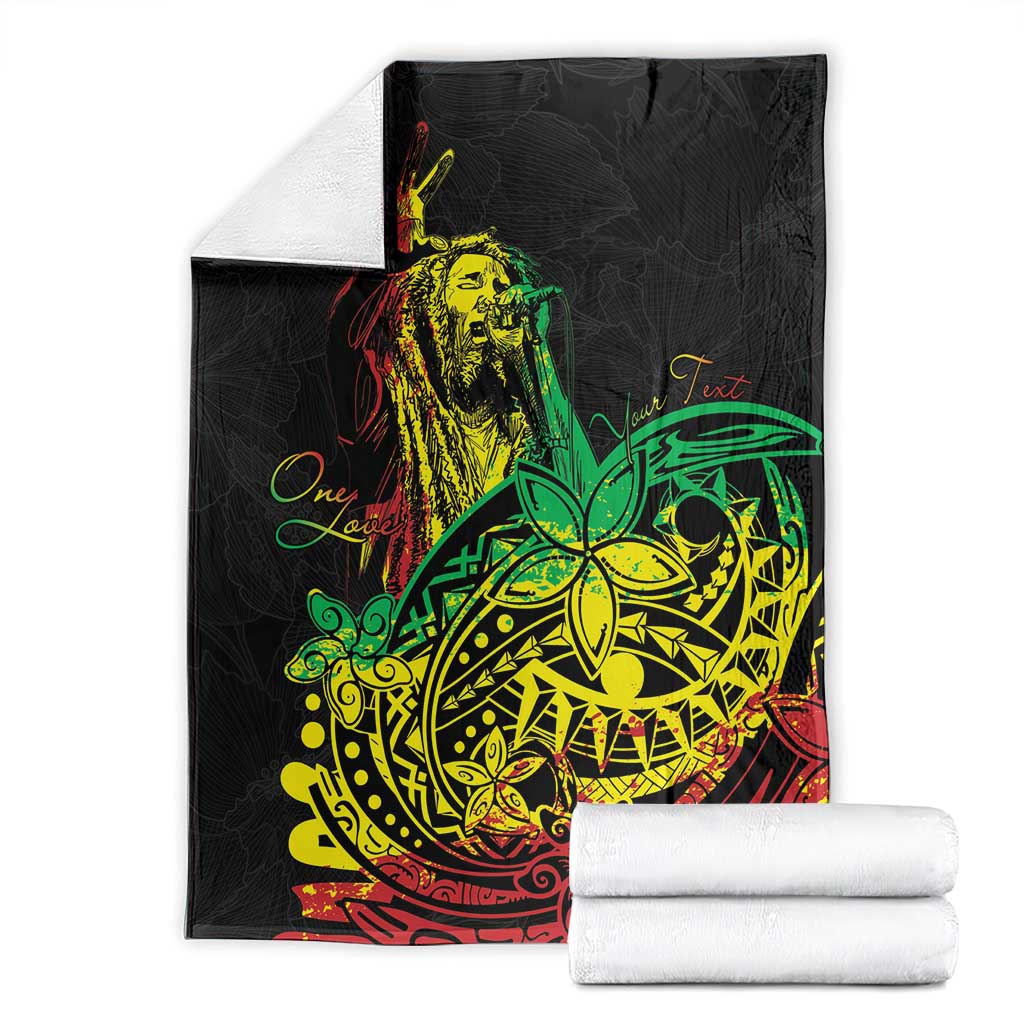 Personalised Reggae Jawaiian Festive Blanket Mix Polynesian LT7 - Polynesian Pride