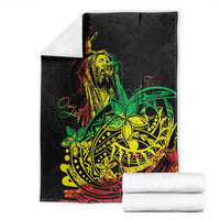 Personalised Reggae Jawaiian Festive Blanket Mix Polynesian LT7 - Polynesian Pride