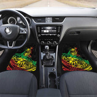 Personalised Reggae Jawaiian Festive Car Mats Mix Polynesian LT7 Set 2pcs - Front Reggae - Polynesian Pride