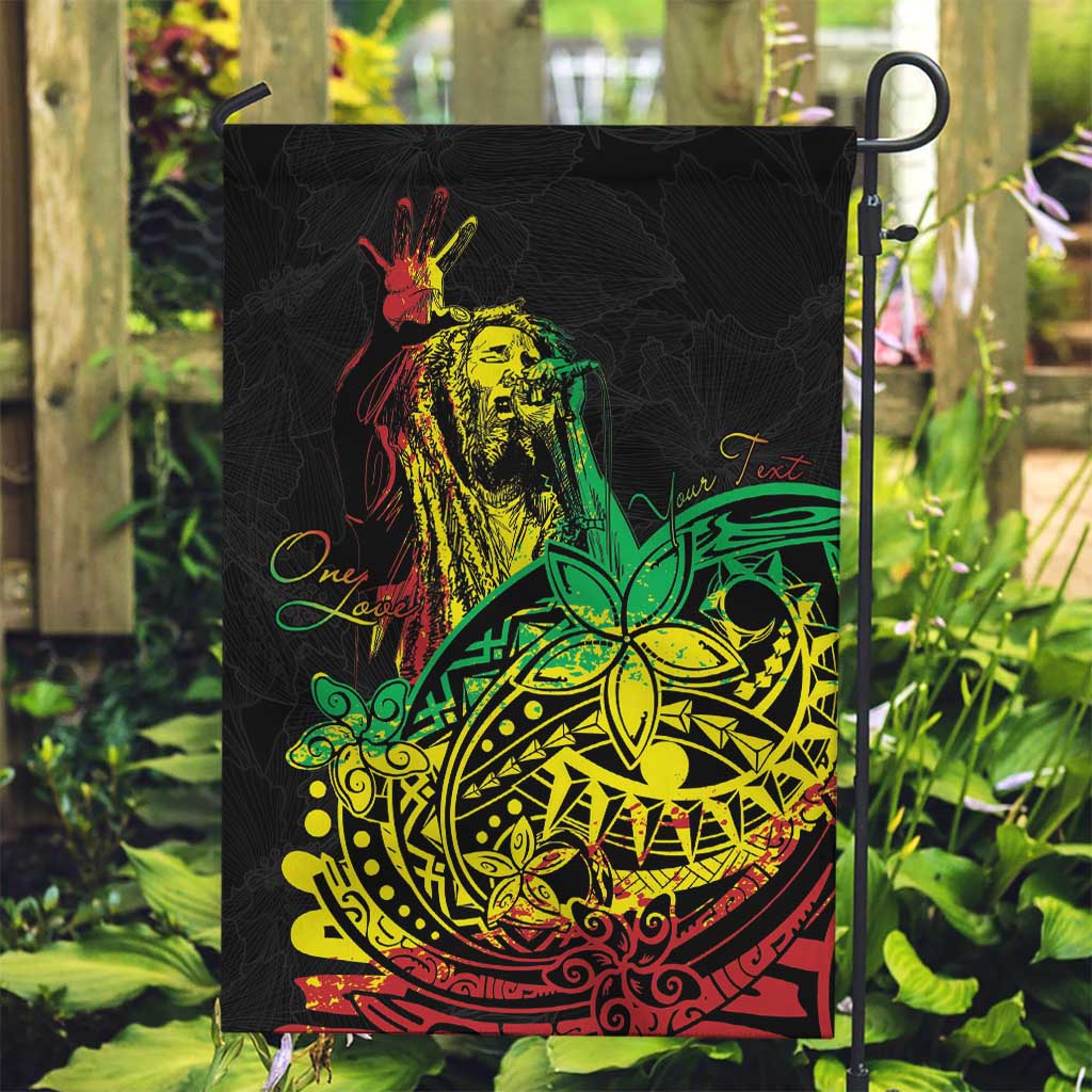 Personalised Reggae Jawaiian Festive Garden Flag Mix Polynesian LT7 Garden Flag Reggae - Polynesian Pride