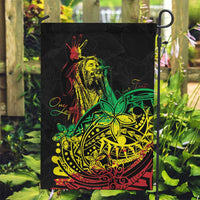 Personalised Reggae Jawaiian Festive Garden Flag Mix Polynesian LT7 Garden Flag Reggae - Polynesian Pride