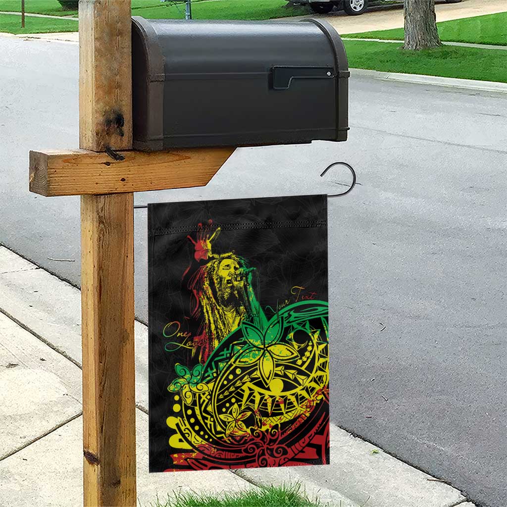 Personalised Reggae Jawaiian Festive Garden Flag Mix Polynesian LT7 - Polynesian Pride