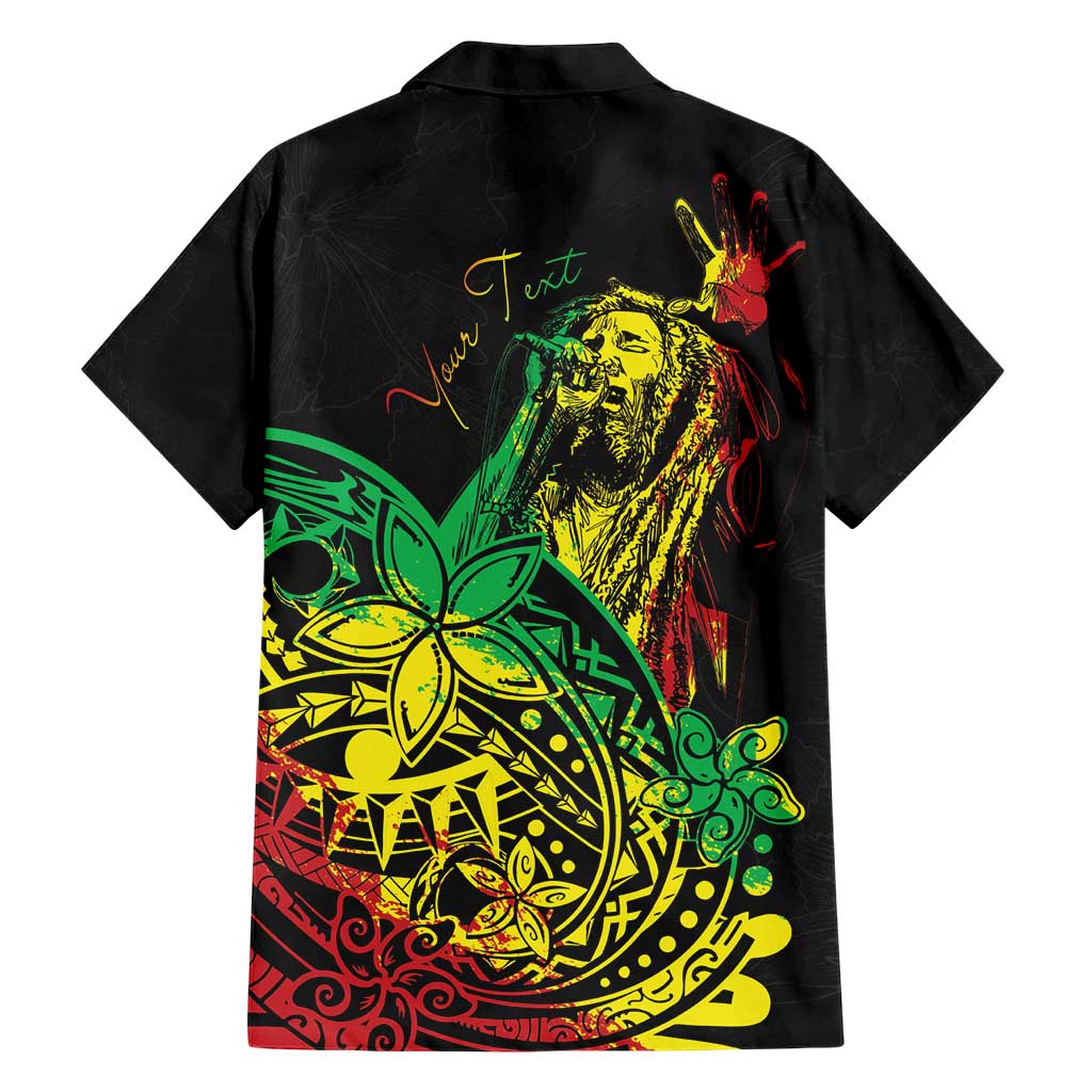 Personalised Reggae Jawaiian Festive Hawaiian Shirt Mix Polynesian LT7 - Polynesian Pride
