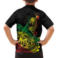 Personalised Reggae Jawaiian Festive Hawaiian Shirt Mix Polynesian LT7 - Polynesian Pride