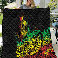Personalised Reggae Jawaiian Festive Quilt Mix Polynesian