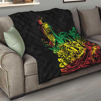Personalised Reggae Jawaiian Festive Quilt Mix Polynesian