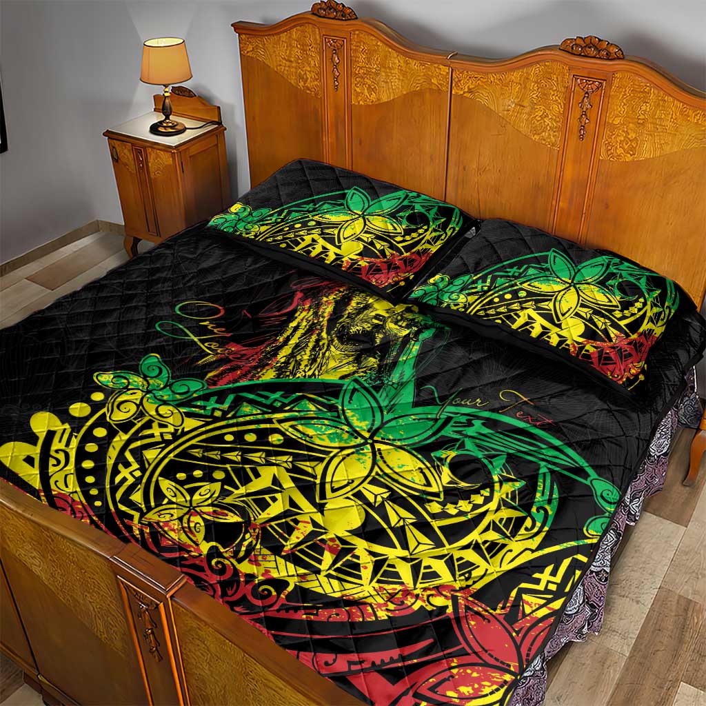 Personalised Reggae Jawaiian Festive Quilt Bed Set Mix Polynesian LT7 - Polynesian Pride