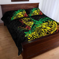 Personalised Reggae Jawaiian Festive Quilt Bed Set Mix Polynesian LT7 - Polynesian Pride