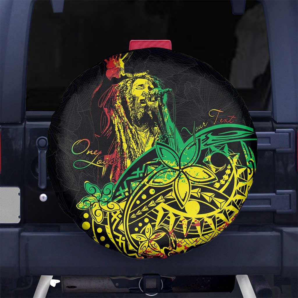 Personalised Reggae Jawaiian Festive Spare Tire Cover Mix Polynesian LT7 - Polynesian Pride