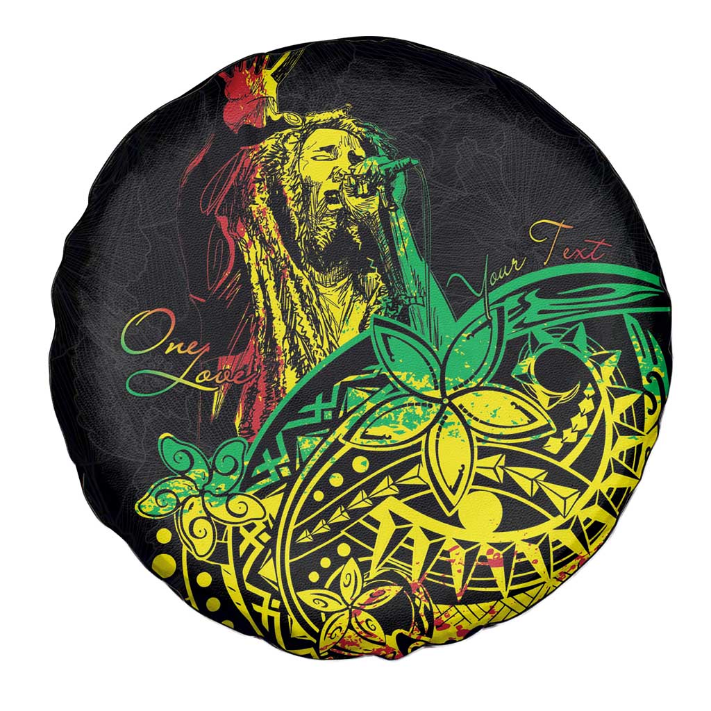 Personalised Reggae Jawaiian Festive Spare Tire Cover Mix Polynesian LT7 - Polynesian Pride