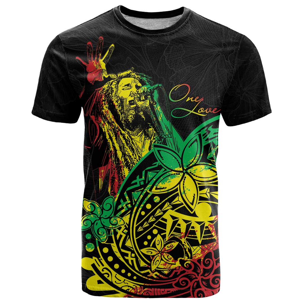 Personalised Reggae Jawaiian Festive T Shirt Mix Polynesian LT7 Reggae - Polynesian Pride