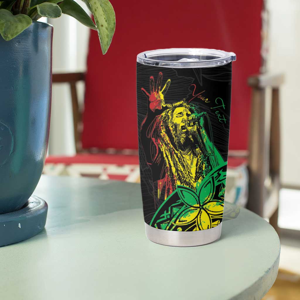 Personalised Reggae Jawaiian Festive Tumbler Cup Mix Polynesian LT7 - Polynesian Pride