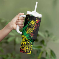 Personalised Reggae Jawaiian Festive Tumbler With Handle Mix Polynesian LT7 - Polynesian Pride