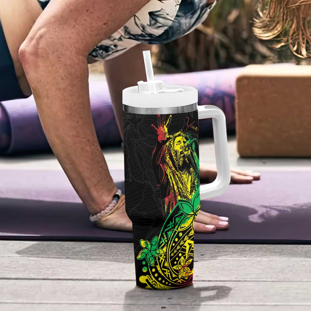 Personalised Reggae Jawaiian Festive Tumbler With Handle Mix Polynesian LT7 - Polynesian Pride
