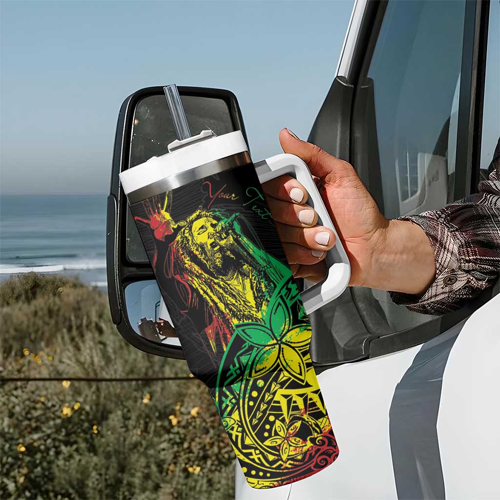 Personalised Reggae Jawaiian Festive Tumbler With Handle Mix Polynesian LT7 - Polynesian Pride