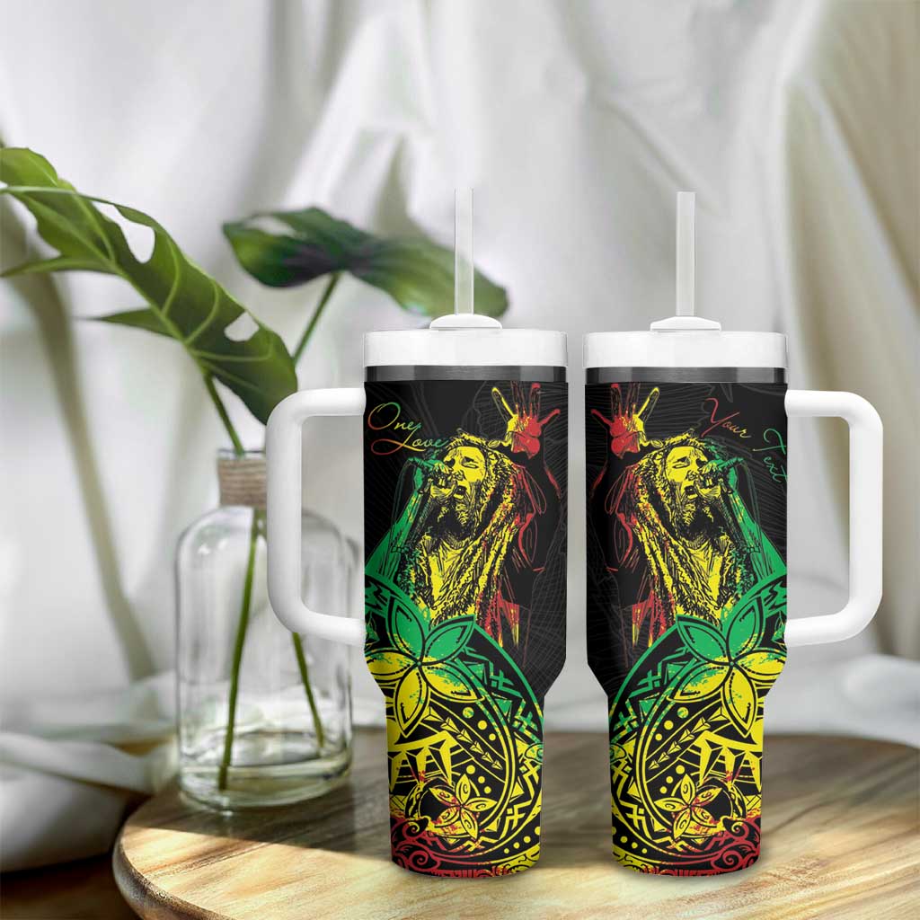 Personalised Reggae Jawaiian Festive Tumbler With Handle Mix Polynesian LT7 - Polynesian Pride