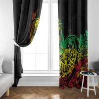 Personalised Reggae Jawaiian Festive Window Curtain Mix Polynesian LT7 - Polynesian Pride