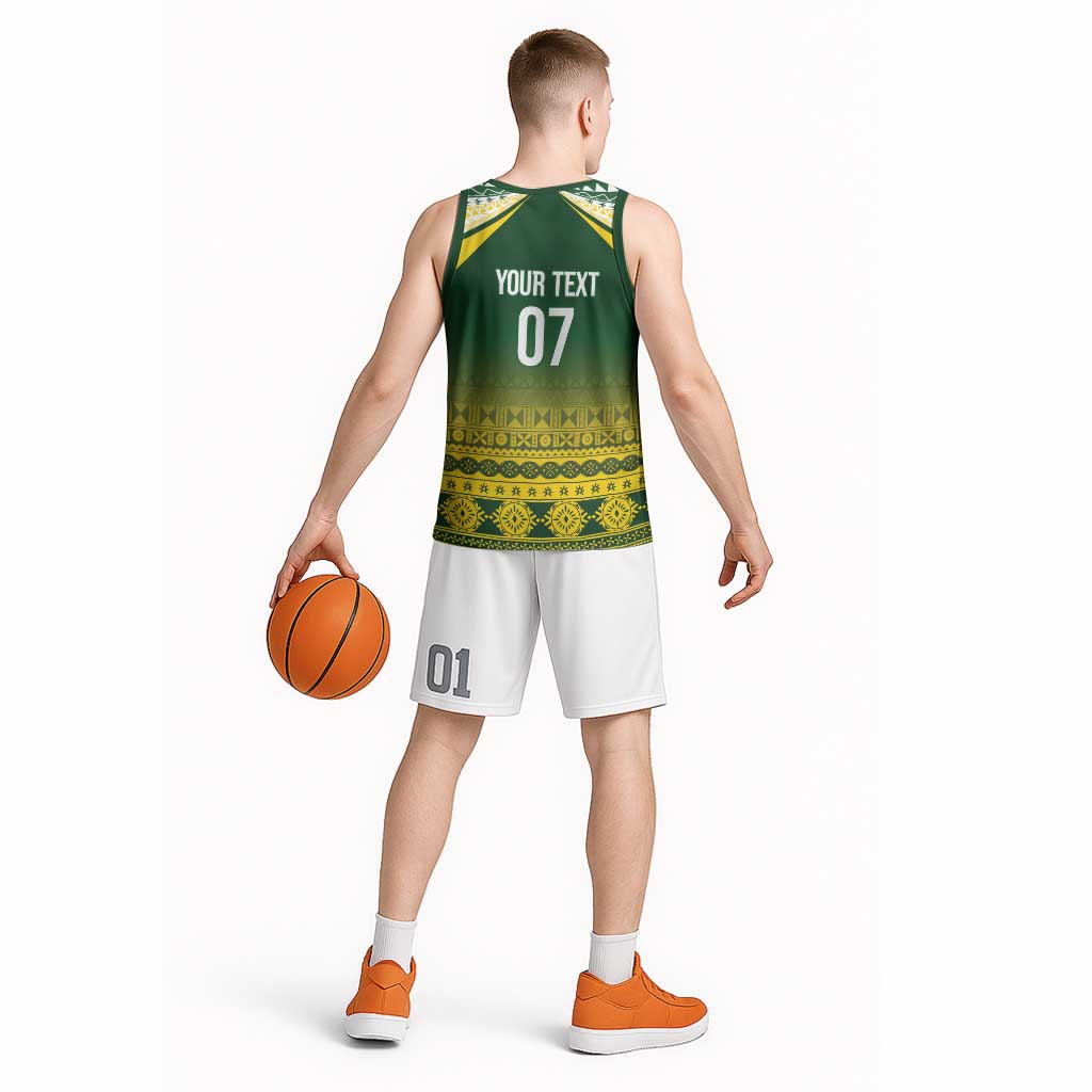 Cook Islands Rugby Custom Basketball Jersey Kuki Avaiki - Polynesian Pride