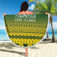 Cook Islands Rugby Beach Blanket Kuki Avaiki - Polynesian Pride