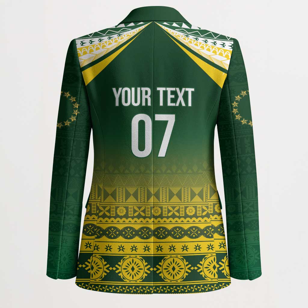 Cook Islands Rugby Custom Blazer Kuki Avaiki - Polynesian Pride