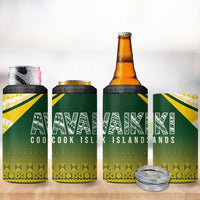 Cook Islands Rugby 4 in 1 Can Cooler Tumbler Kuki Avaiki - Polynesian Pride