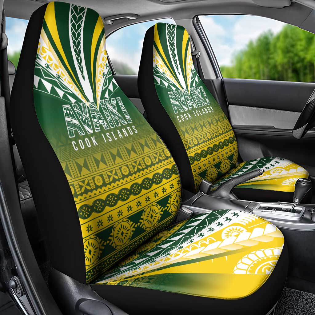 Cook Islands Rugby Car Seat Cover Kuki Avaiki - Polynesian Pride