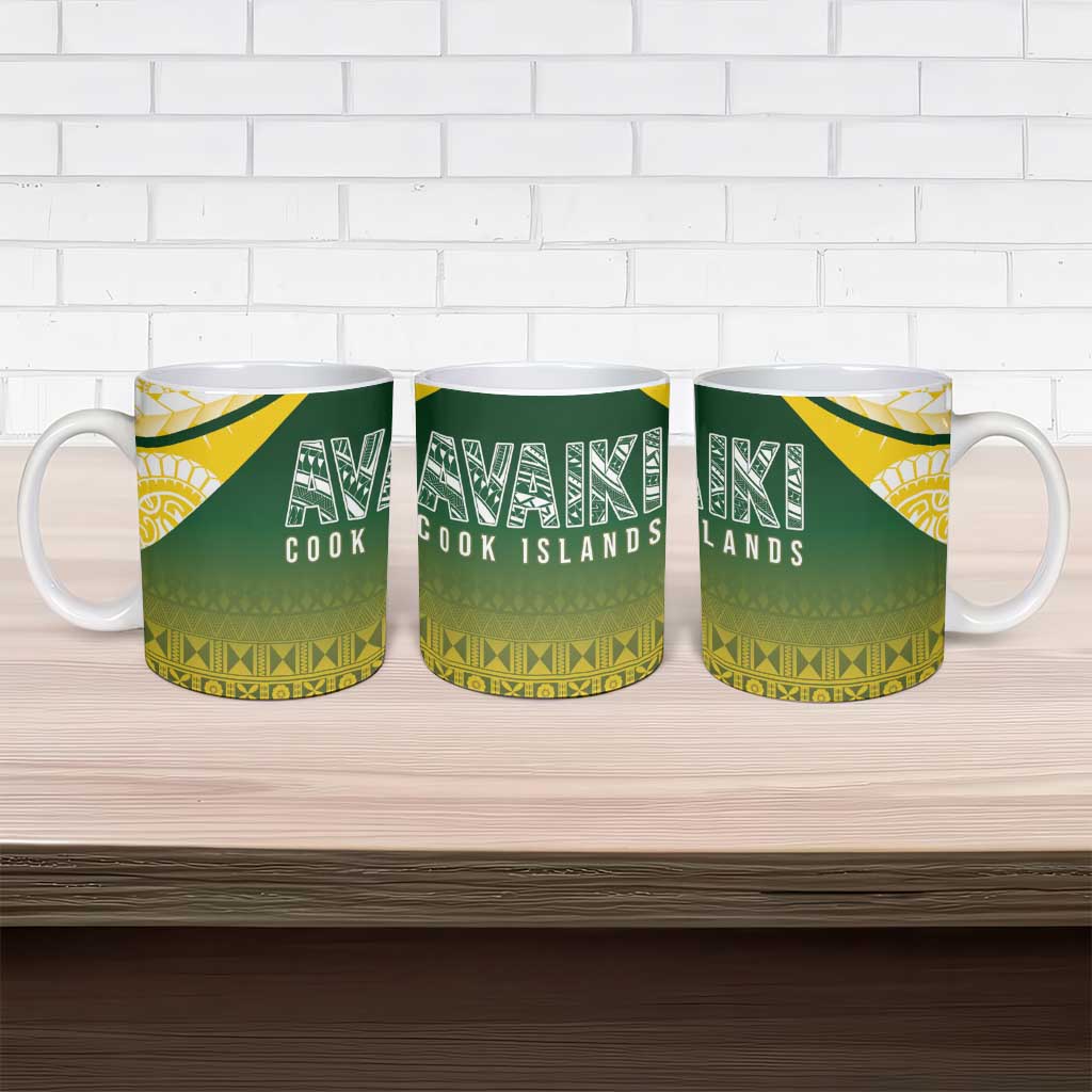 Cook Islands Rugby Ceramic Mug Kuki Avaiki - Polynesian Pride