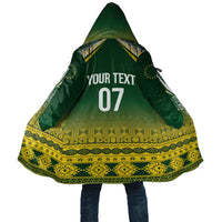 Cook Islands Rugby Custom Cloak Kuki Avaiki LT7 Unisex Yellow Green - Polynesian Pride