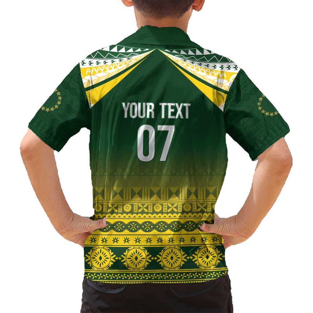 Cook Islands Rugby Custom Family Matching Puletasi and Hawaiian Shirt Kuki Avaiki - Polynesian Pride