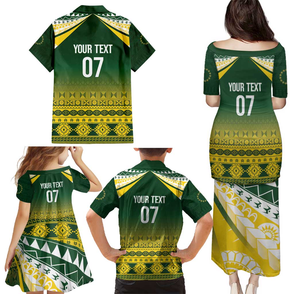 Cook Islands Rugby Custom Family Matching Puletasi and Hawaiian Shirt Kuki Avaiki - Polynesian Pride