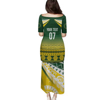 Cook Islands Rugby Custom Family Matching Puletasi and Hawaiian Shirt Kuki Avaiki - Polynesian Pride