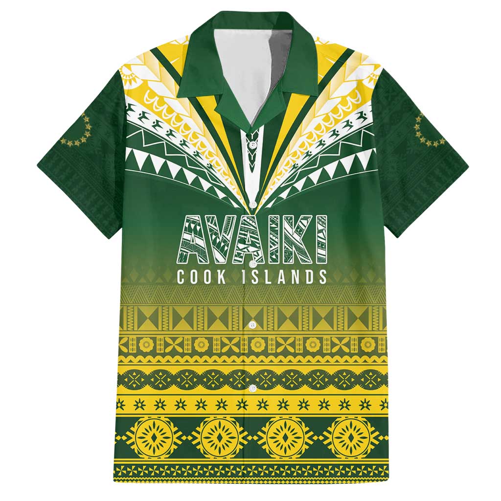Cook Islands Rugby Custom Family Matching Short Sleeve Bodycon Dress and Hawaiian Shirt Kuki Avaiki - Polynesian Pride